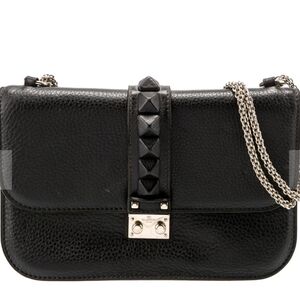 Autentic Valentino Garavani Sexy Rockstud Black Two Way Bag